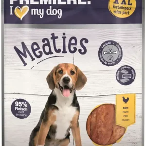 Neue Ware PREMIERE Meaties XXL Vorteilspack Huhn 4 x 250 g